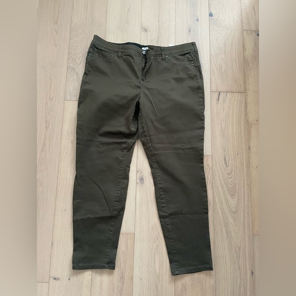 Rickis Stretchy Green pant with elastic waistband size 18 - Picture 3 of 5